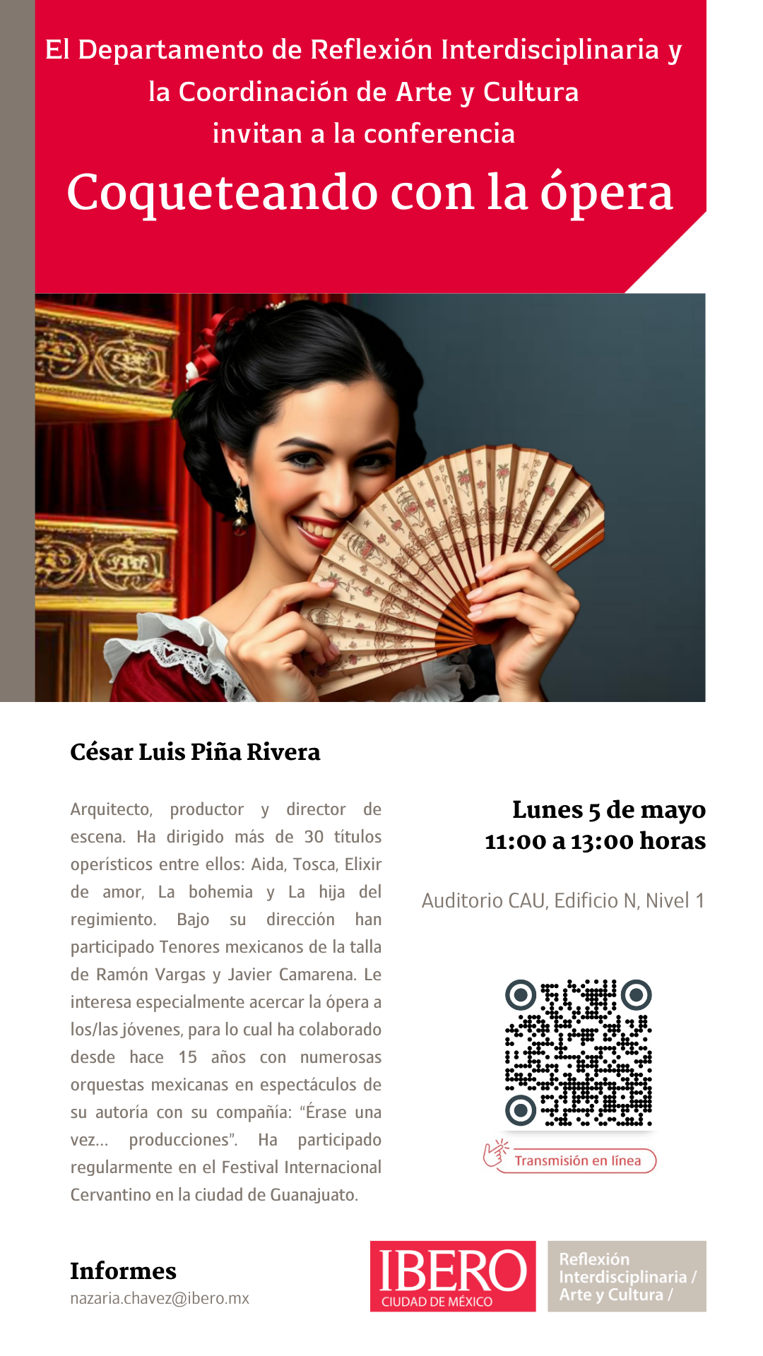 Coqueteando con la ópera. Director de escena: César Luis Piña Rivera