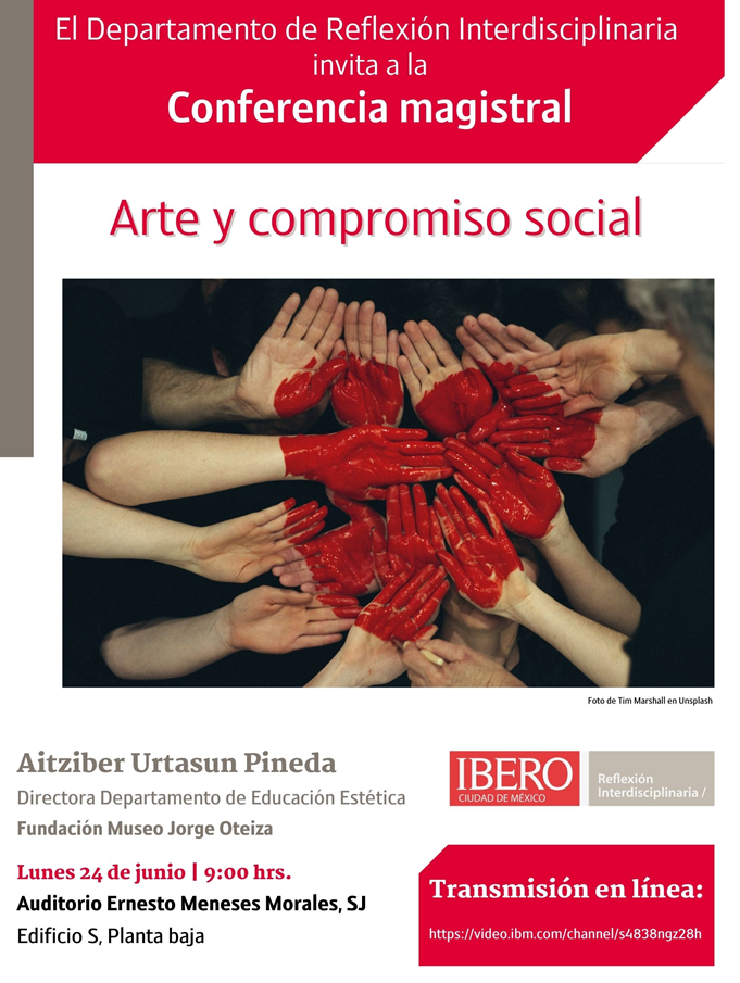 Conferencia Magistral. "Arte y compromiso social"