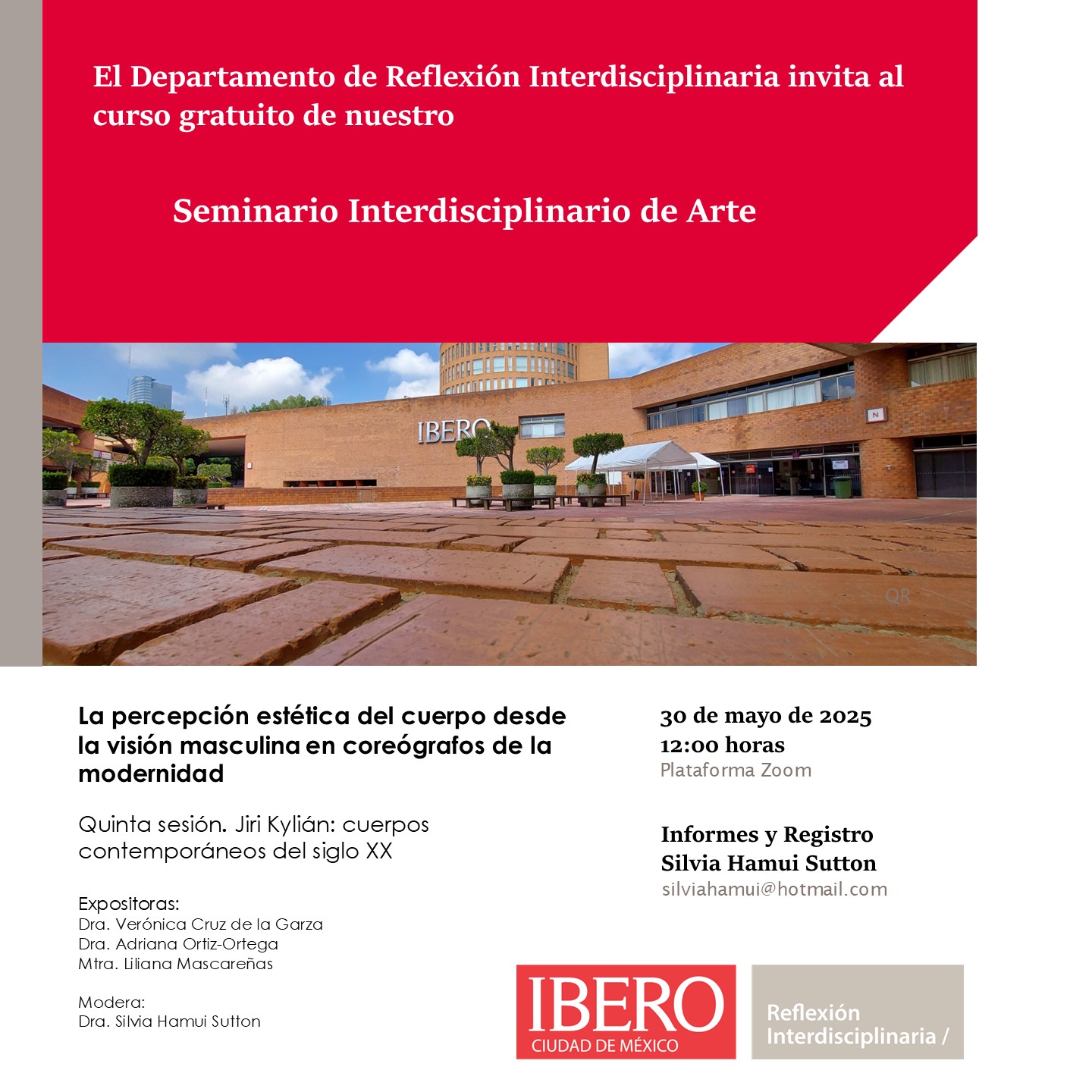 Quinta sesión | Seminario Interdisciplinario de Arte | Jiri Kylián: cuerpos contemporáneos del siglo XX