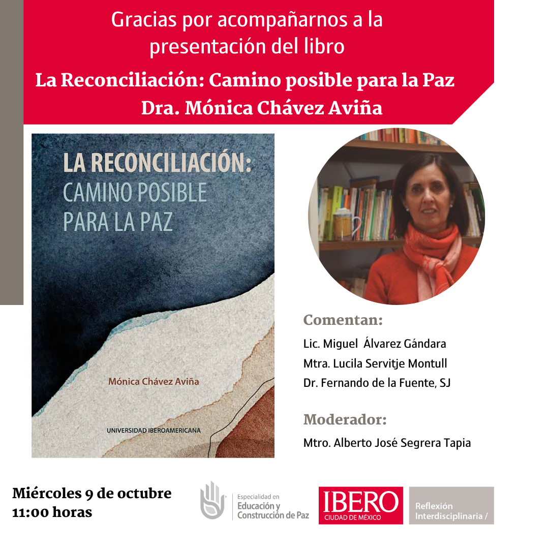 Presentación de libro | "La reconciliación: camino posible para la paz"