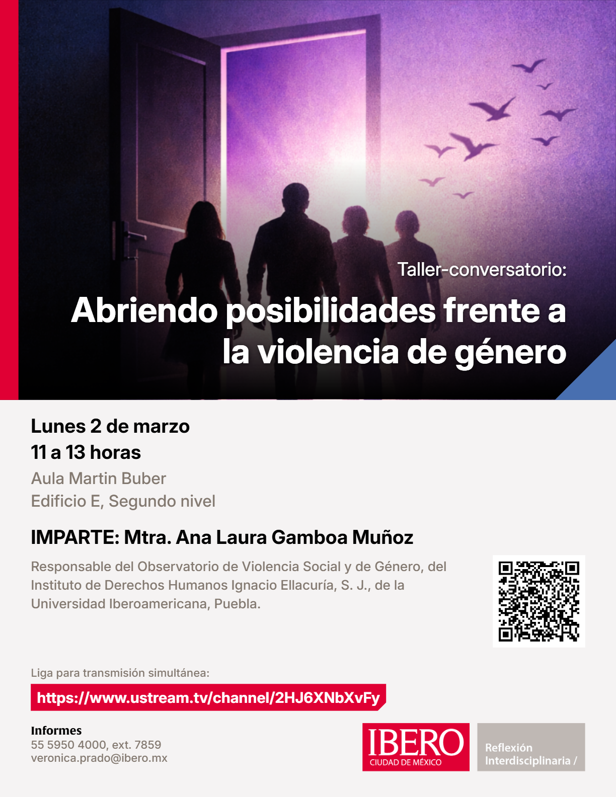 Taller-conversatorio: Abriendo posibilidades frente a la violencia de género