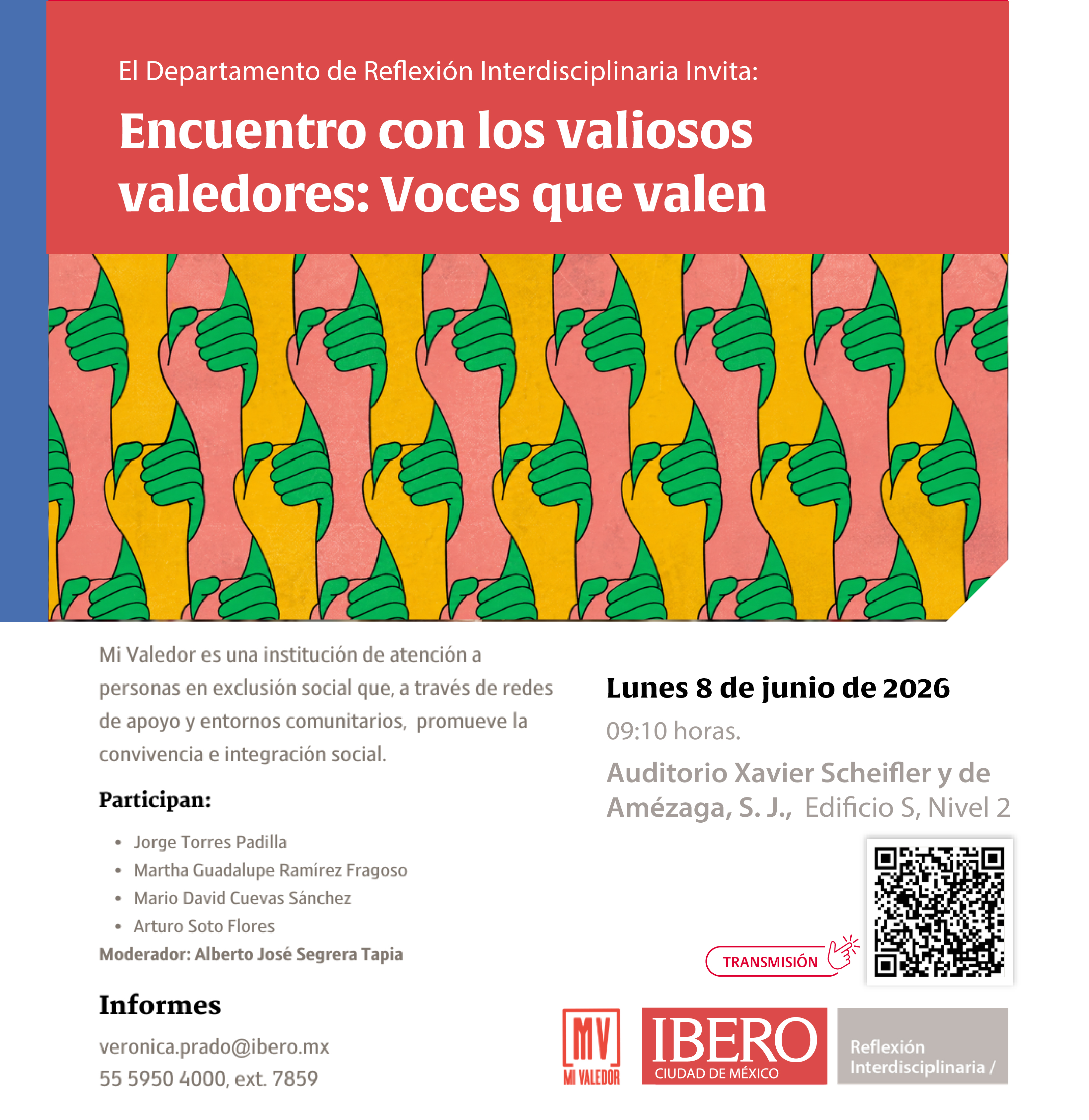 Encuentro con los valiosos valedores: Voces que valen